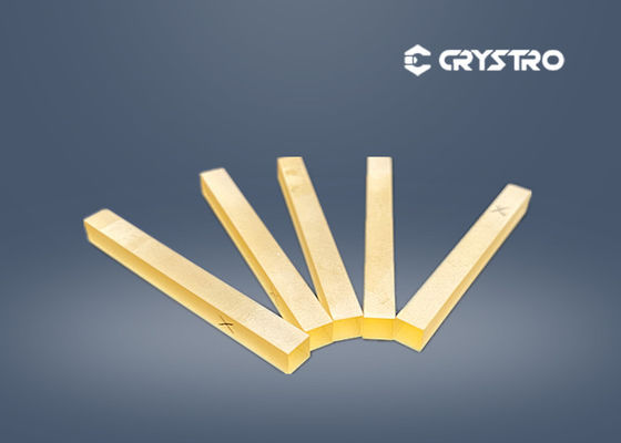 Buy 5mm X 5mm X 45mm LGS Piezoelectric Effect Crystals  With Electrodes Bar online manufacture