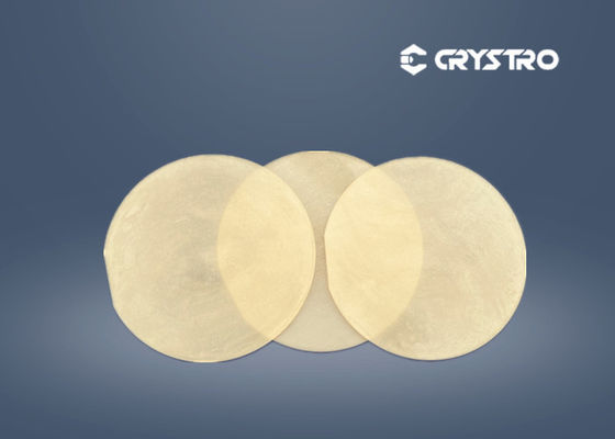Dia 50mm Piezoelectric Effect LGS Crystal Single Material Custom Angle Direction