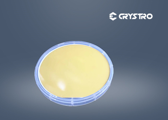 Orange Fe Doped LT Lithium Tantalate Wafer High Density